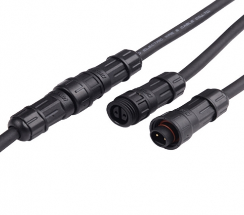 IP68 Plastic M16 Mini Screw Type 4 Pin Male Female Power Connector 4 Pin Waterproof Connector