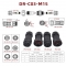 IP68 Plastic M16 Mini Screw Type 4 Pin Male Female Power Connector 4 Pin Waterproof Connector