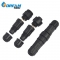 IP68 Plastic M16 Mini Screw Type 4 Pin Male Female Power Connector 4 Pin Waterproof Connector