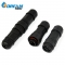 IP68 Plastic M16 Mini Screw Type 4 Pin Male Female Power Connector 4 Pin Waterproof Connector